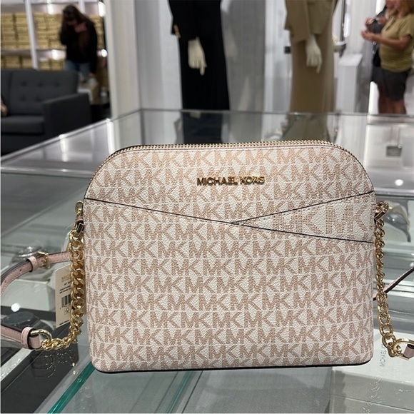 MICHAEL KORS Jet Set Medium Logo Dome - Picture 2 of 14